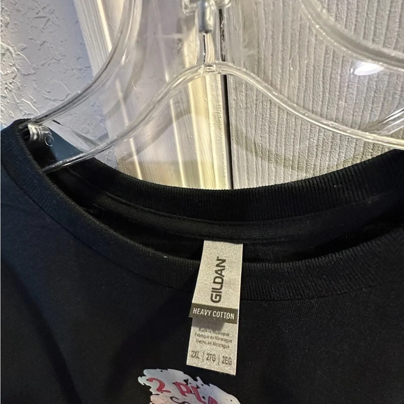 NWOT Sarcasm Cotton T Shirt Unisex Black Size 2X - Picture 3 of 3